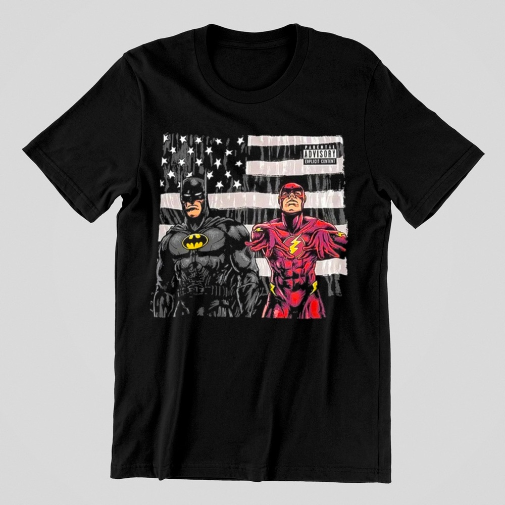 FLASH BAT COMIC RAP QUALITY SHIRT RARE - Picture 1 of 1